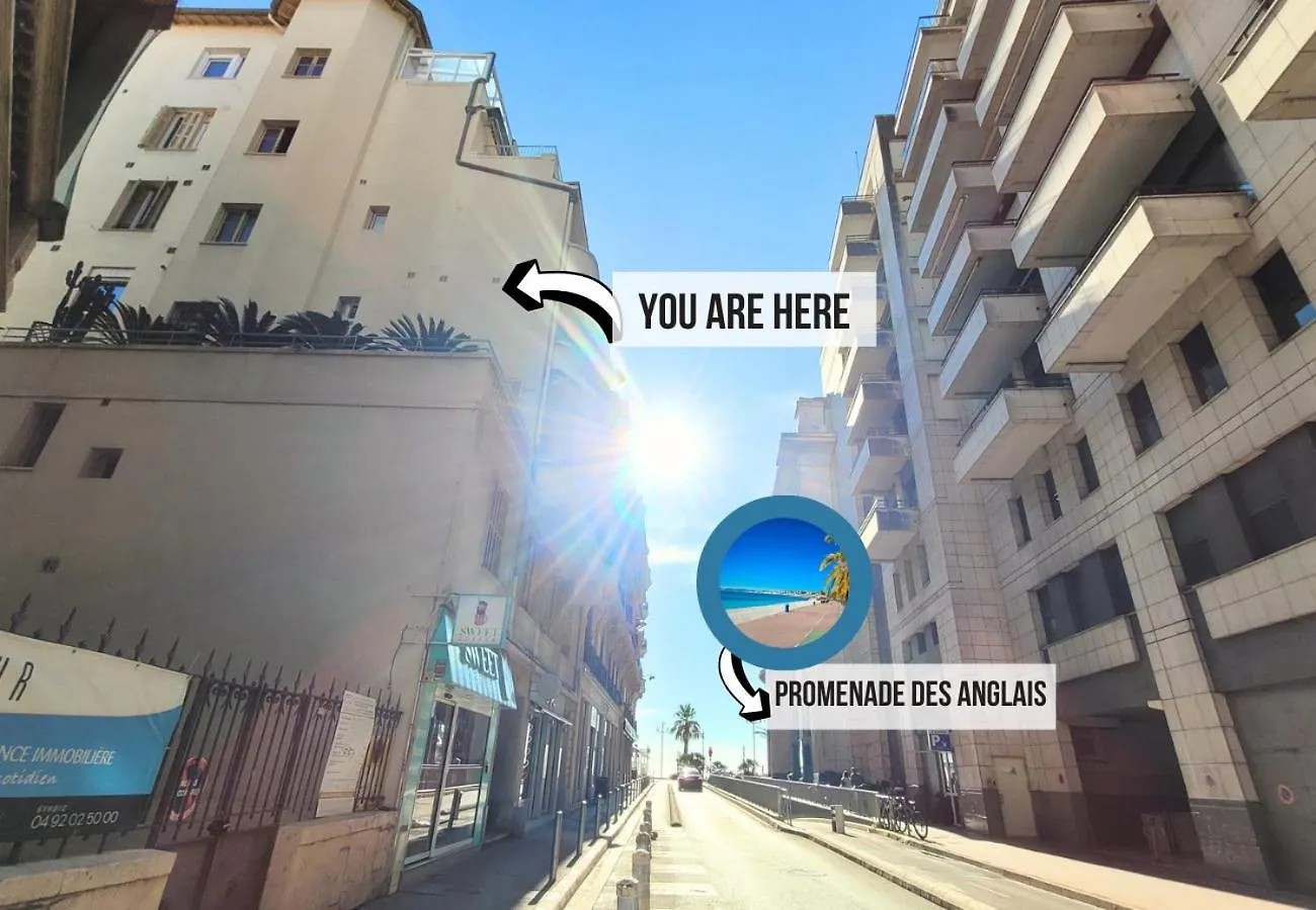 ניס Nestor&Jeeves - Palmiers Terrasse - Central - Terrace