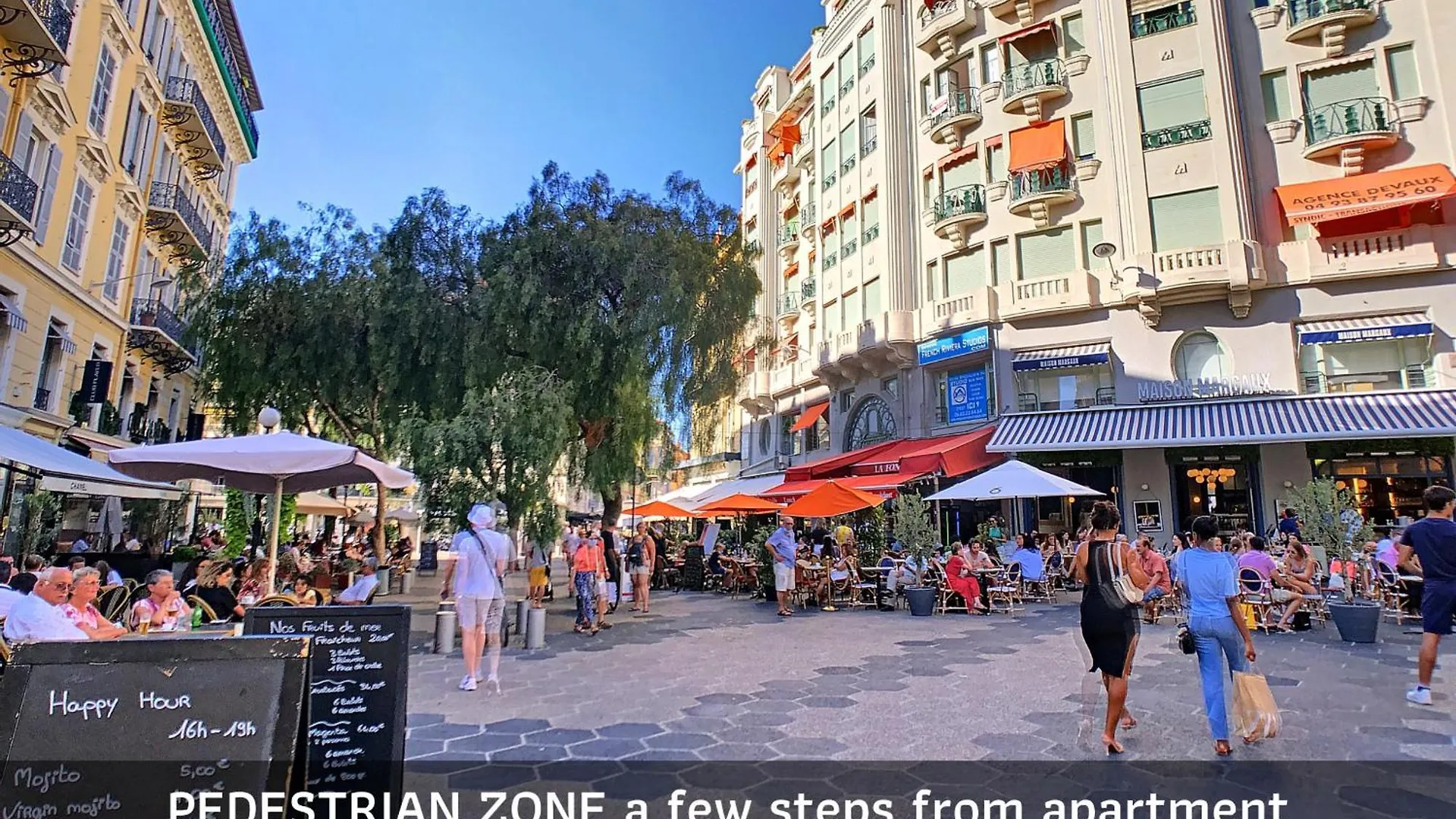 ניס Nestor&Jeeves - Palmiers Terrasse - Central - Terrace דירה